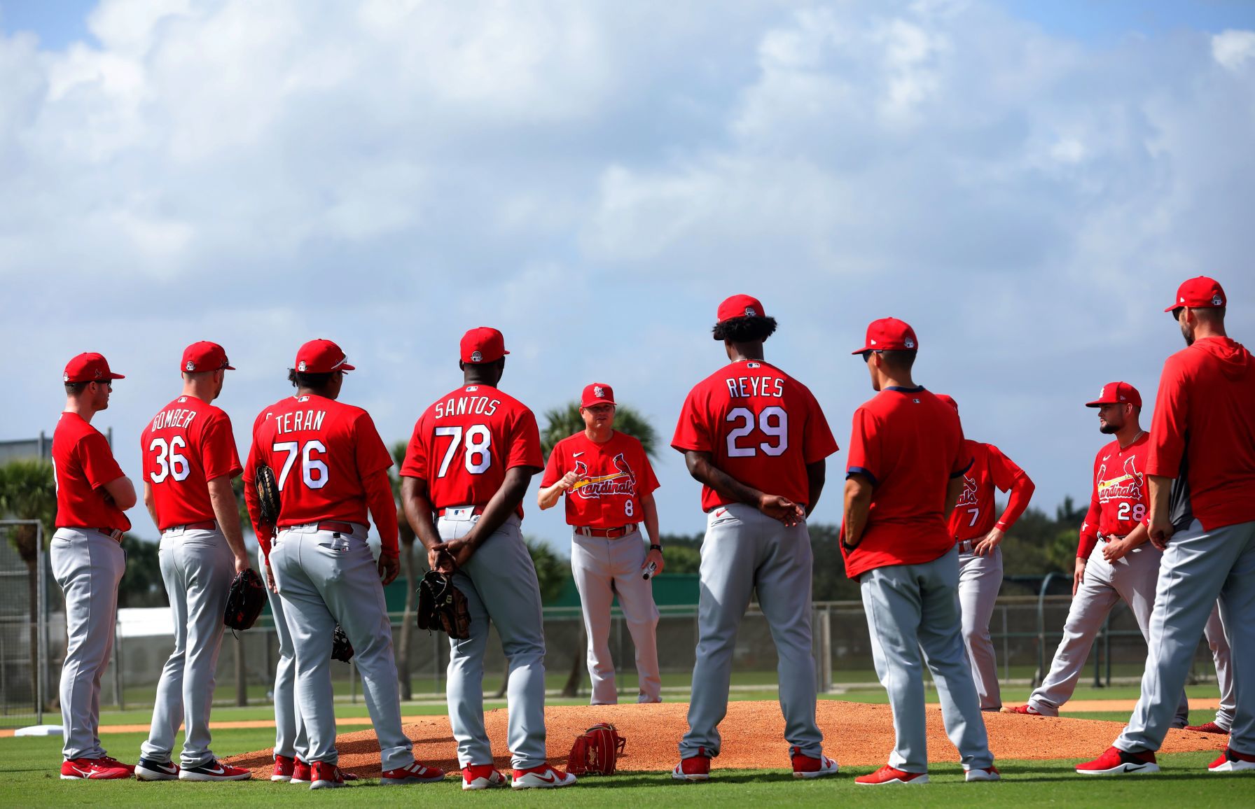 Thursday workout at Cardinals spring training